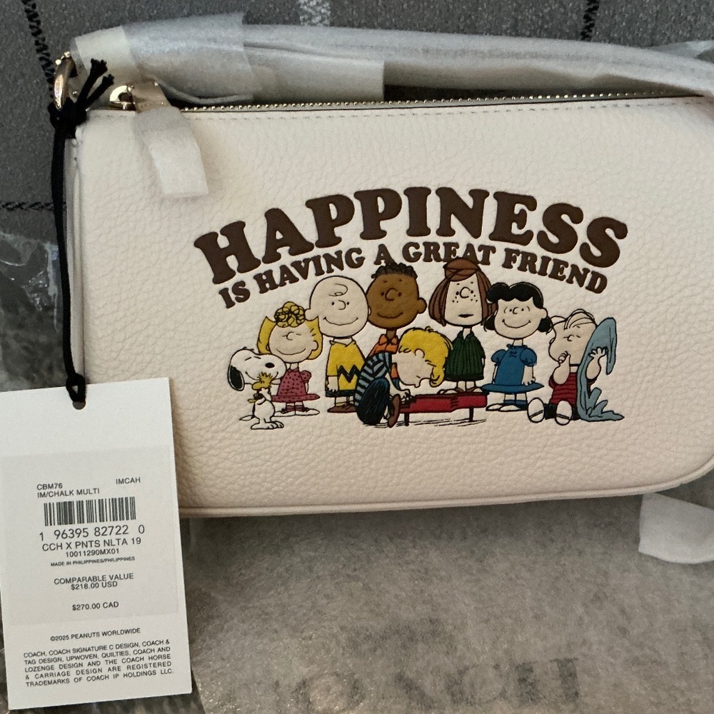 BUNDLE..NWT Coach Peanuts x Nolita 19 in packaging style CBM76